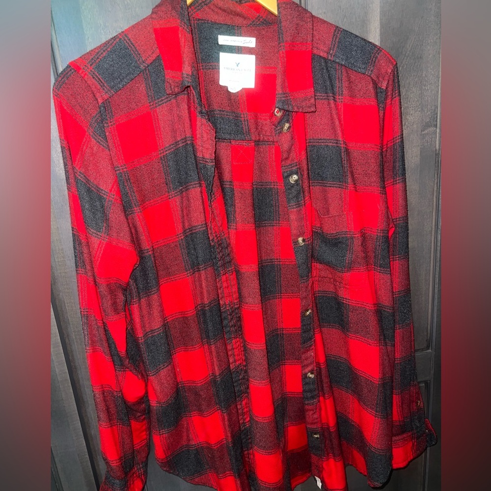 American Eagle Flannel Plaid